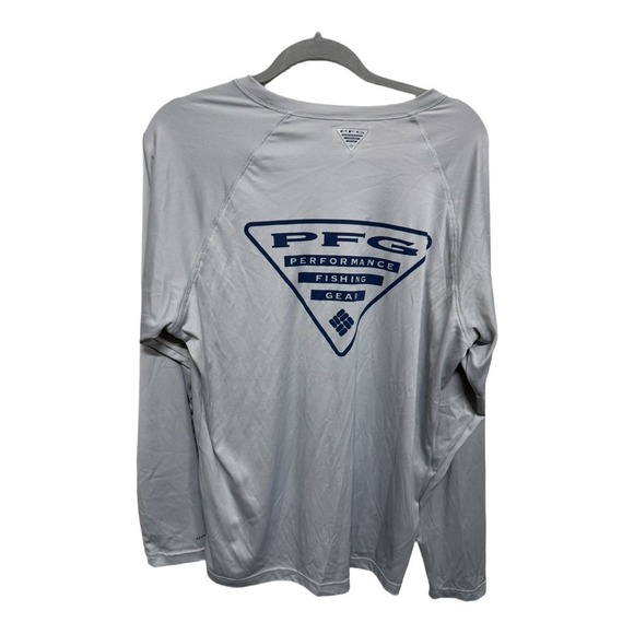 Columbia PFG Omni Shield Long Sleeve Gray Men's Shirt Size Medium South Carolina - Picture 4 of 6